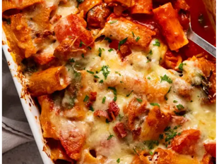 Chicken & Bacon Pasta Bake