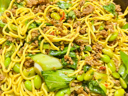 Minced Pork Stir Fry - to eat with noodles or rice