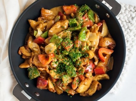 Satay Chicken Stir Fry w/ Vegetables