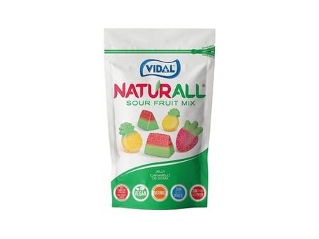 Vidal Naturall Sour Fruit Mix (180g)