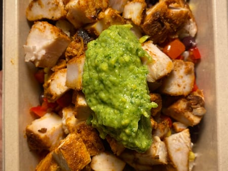 Chicken Mexican Bowl 560 Cals