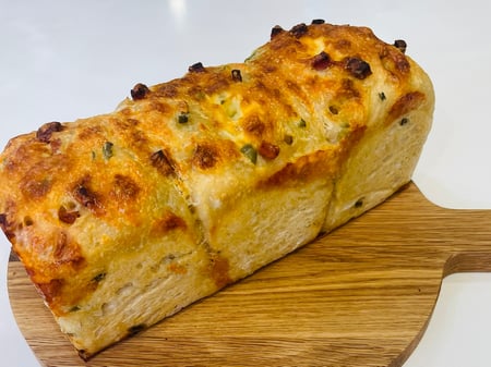 Chorizo, Jalapeño and Cheddar Cheese Sandwich Loaf