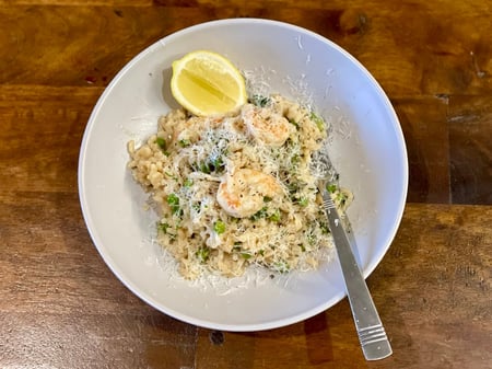 Prawn and Asparagus Risotto