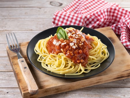 Spaghetti Bolognese w/ Parmesan Cheese