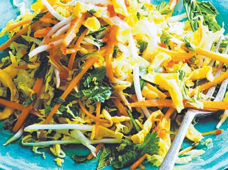 Vietnamese Slaw w/ Peanuts and Tangy Vietnamese Dressing