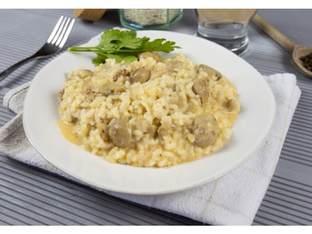 Creamy Chicken and Mushroom Risotto