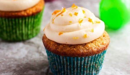 Carrot Cupcakes  | GF - DF - Vegan - Halal