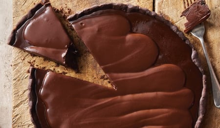 Decadent Chocolate, Port and Prune Tart