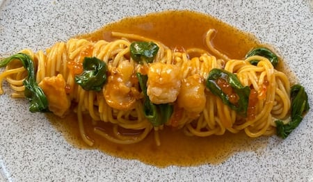 Spaghetti with Moreton Bay Bugs