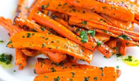 Herb Buttered Carrots