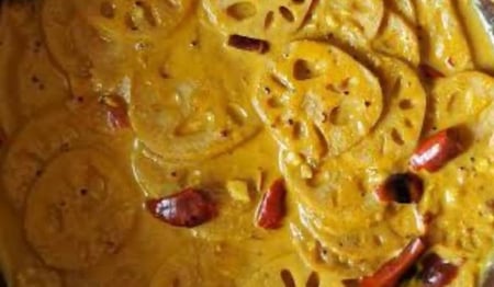 Lotus root curry