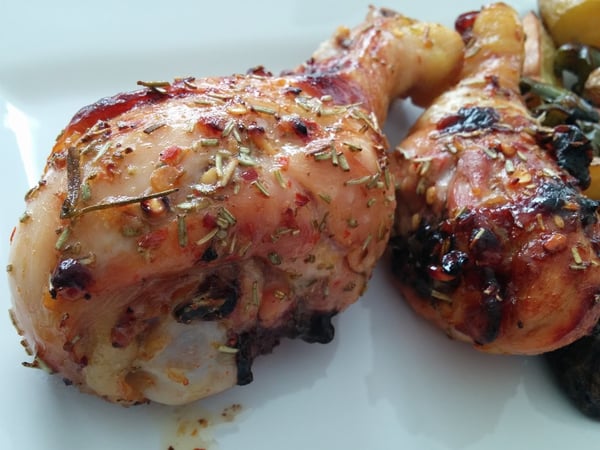 Honey Rosemary Chicken Drumsticks