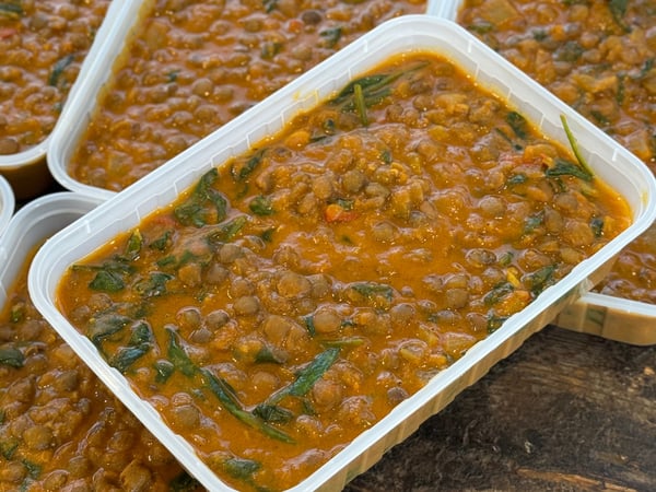 Vegan Lentil and Spinach Dahl