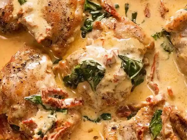 Creamy Sun Dried Tomato Chicken