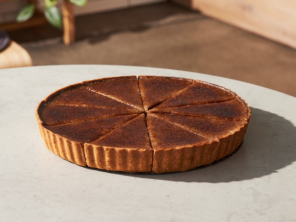 Hazelnut Espresso Brûlée Tart