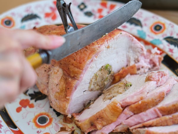 Christmas Stuffed Turkey Breast