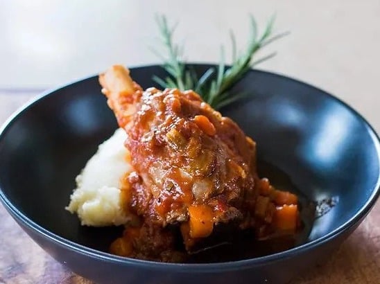 Lamb Shanks with Mash Potato