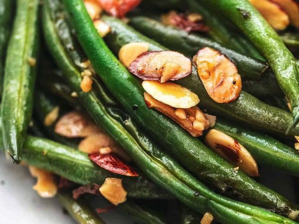 Sauteed Green Beans with Almond Crumb