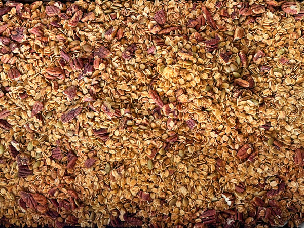 Maple and pecan granola