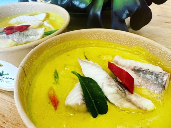 Golden Sustainable Fish Curry