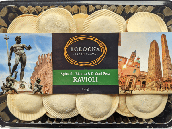 Spinach & Dodoni Feta Ravioli (Frozen)