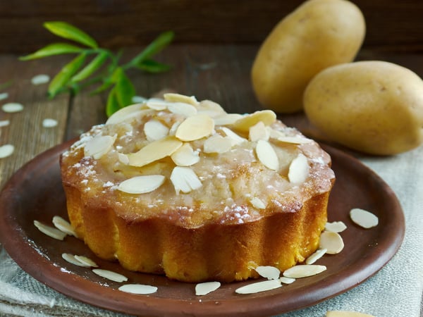 Swedish Almond and potato cake