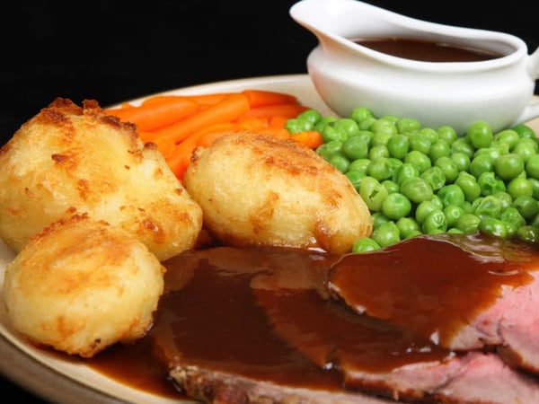 Roast of the week with Vegetables and Gravy