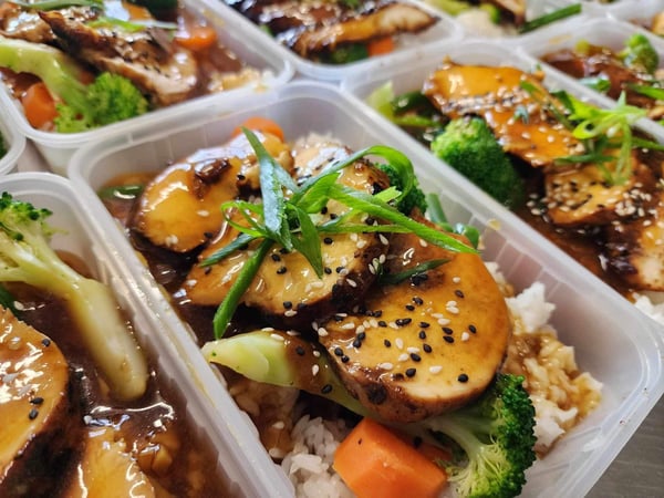 FROZEN: Chicken Teriyaki with Steamed Rice