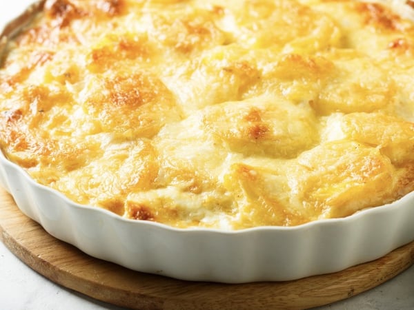 Creamy Potato Gratin with Nutmeg and Parmesan