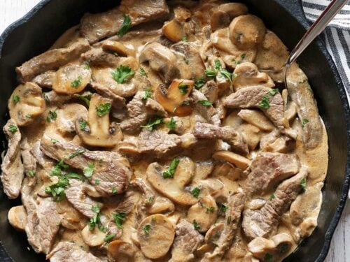 Beef Stroganoff