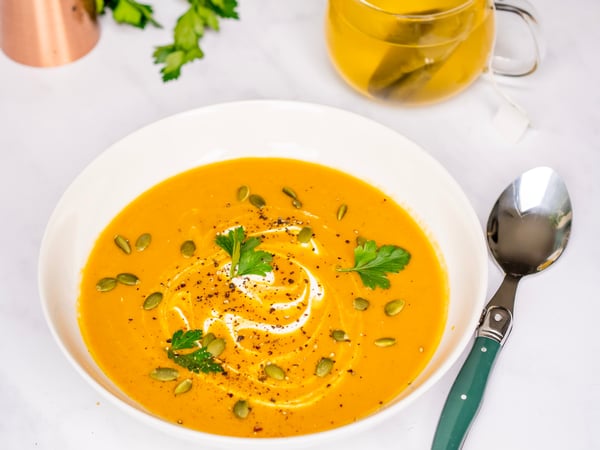 Carrot & Ginger Soup (Serves 2)