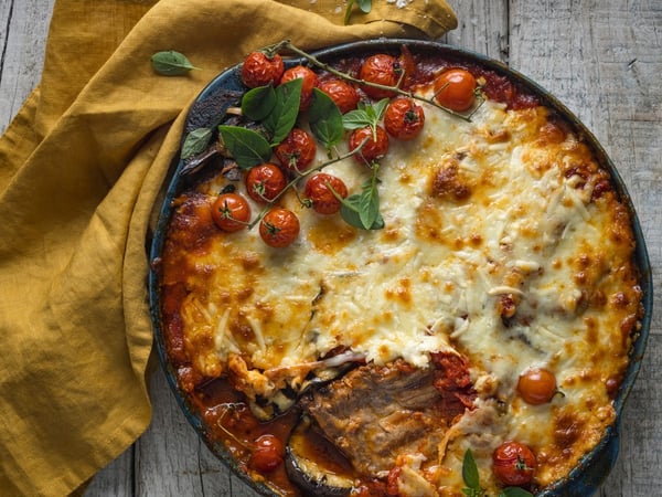 Sicilian Eggplant Parmigiana