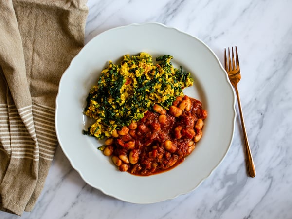 Tofu Scramble and Baked Beans (FROZEN)