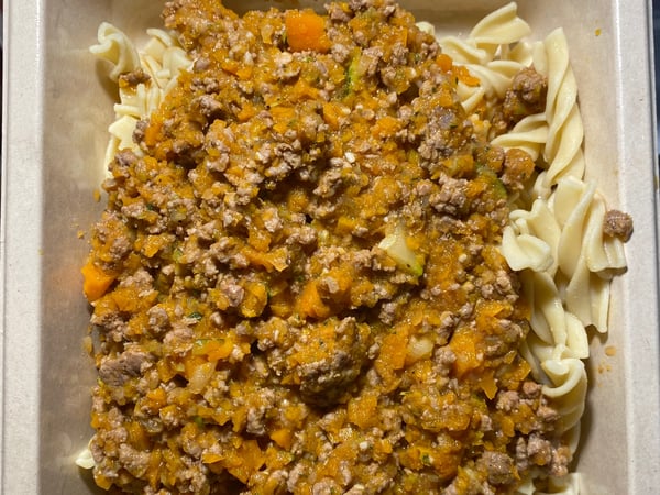 Pasta Bolognese 920 Cals