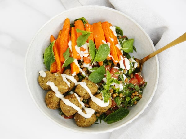 SPECIAL: Falafel and tabbouleh salad