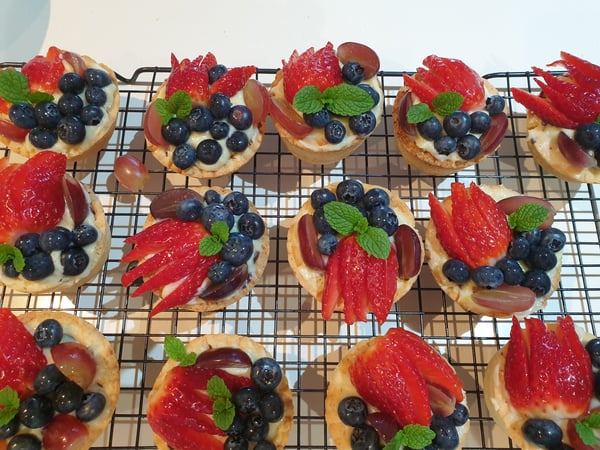 Fruits  of the season Tarts