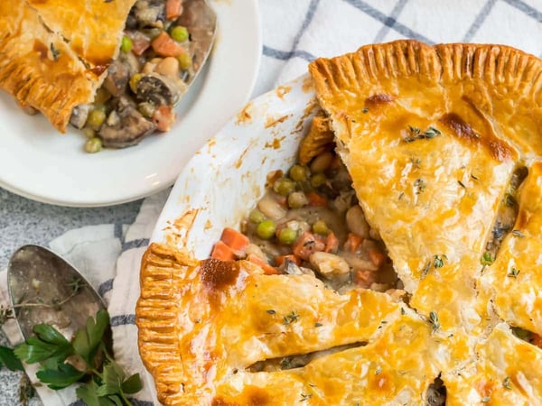 Vegetable Pie (V)