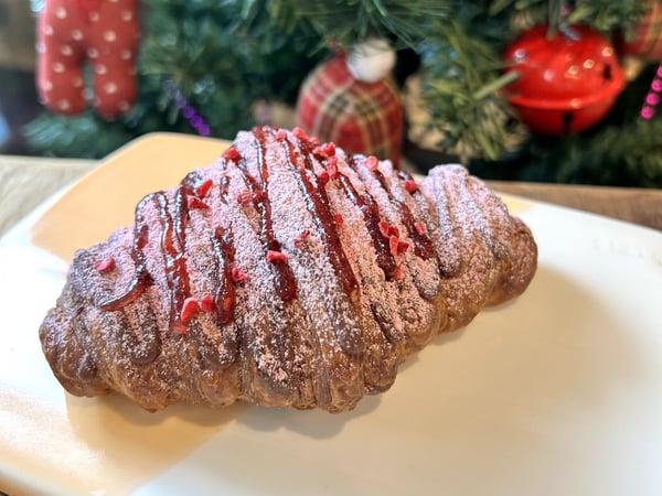 Pure Chocolate and Raspberry Croissant