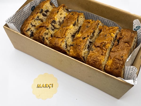 Banana, Walnut & Dark Chocolate Loaf