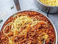 Beef Bolognaise w/Gluten Free Spaghetti