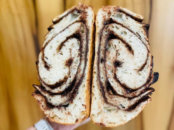 Nutella Swirl Sourdough