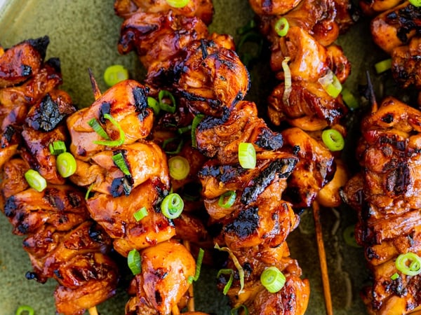 Honey Soy Chicken Skewers