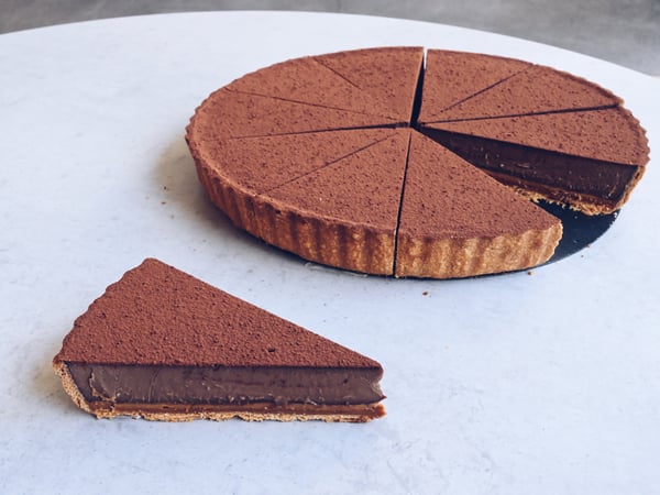 Chocolate and Caramel Tart