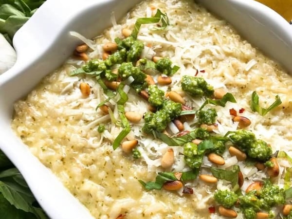 Risotto Creamy Pesto