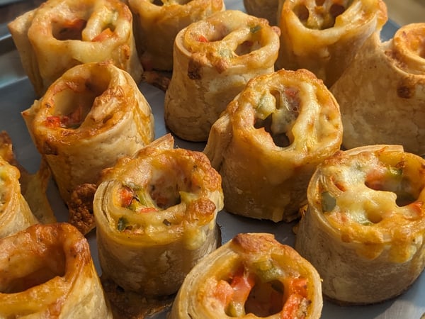 Veggie Pinwheels | GF - Vegetarian - Halal