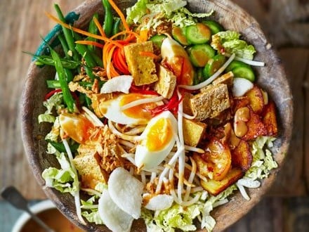 Indonesian Gado Gado Salad Bowl