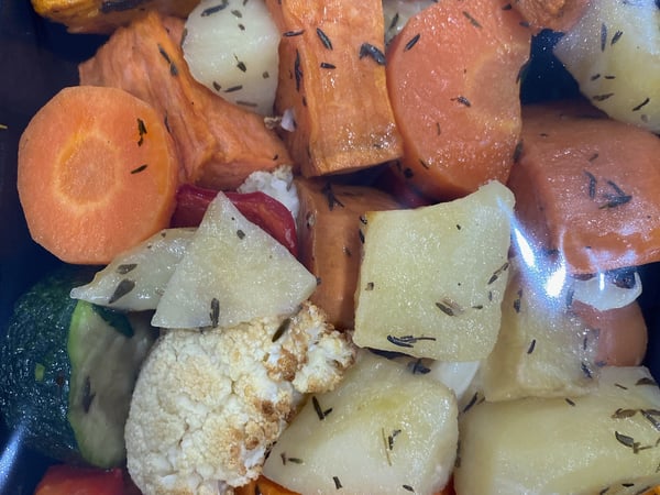 Roasted Seasonal Vegetables Side