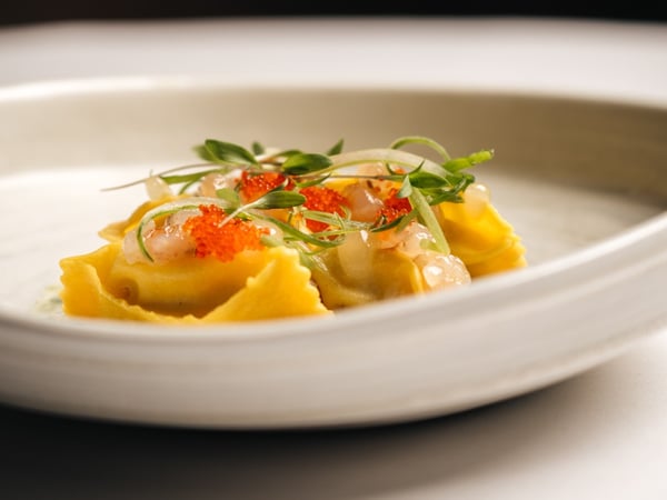 Agnolotti with Trevally & Sun Dried Tomato