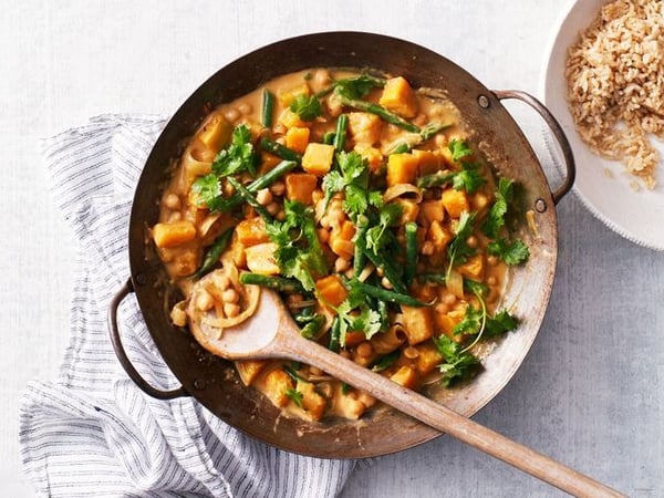 Vegan Chickpea Satay Curry