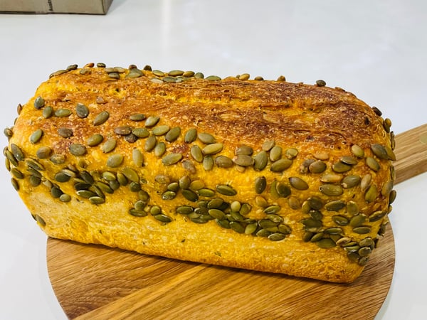 Pumpkin and Chive Sandwich Loaf